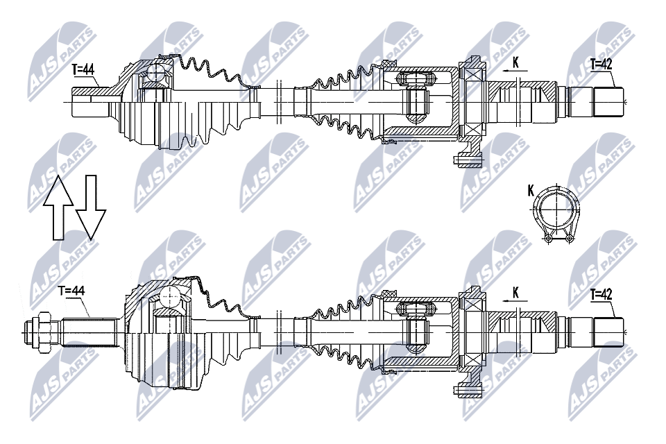 Drive Shaft  Art. NPWVW179