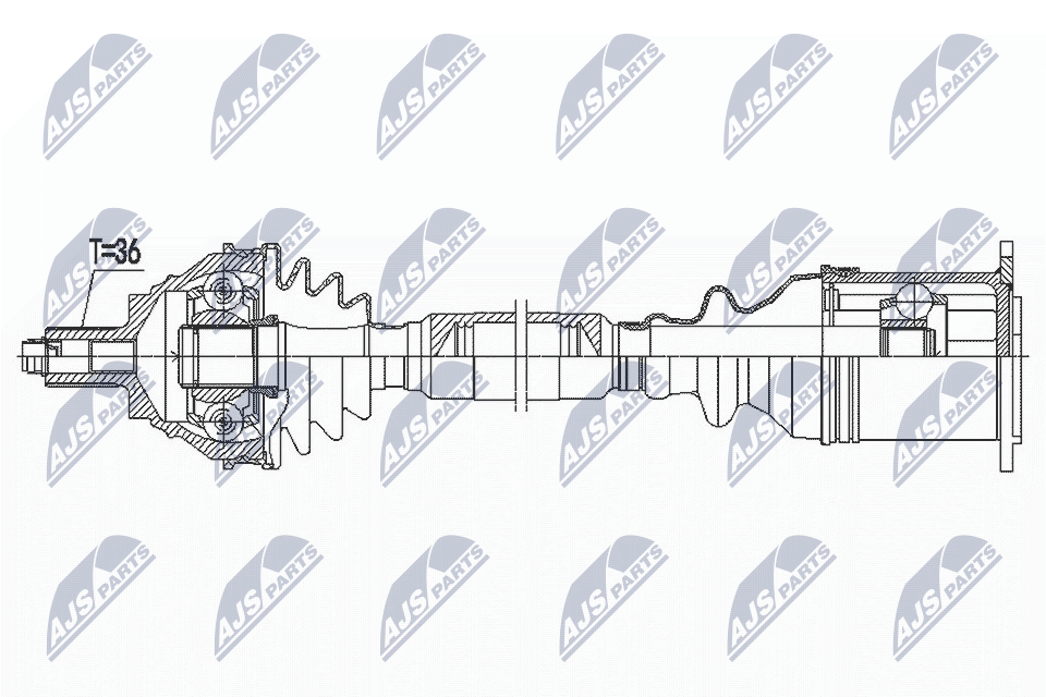 Drive Shaft  Art. NPWVW185