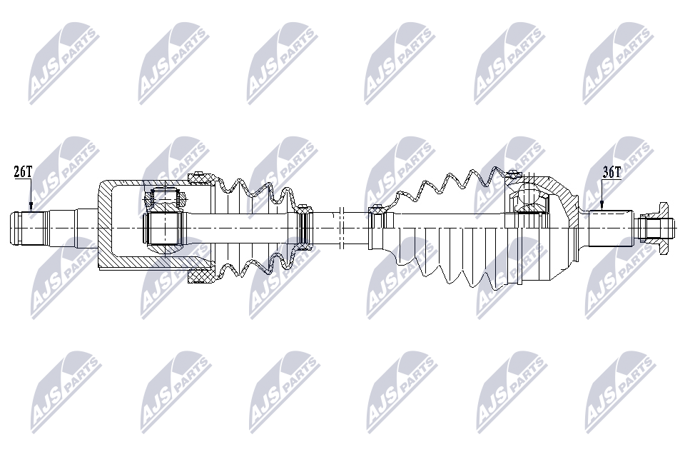 Drive Shaft  Art. NPWVW210