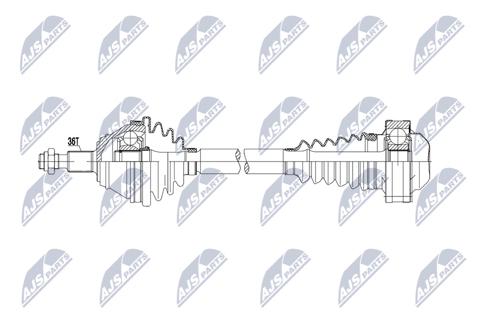 Drive Shaft  Art. NPWVW215