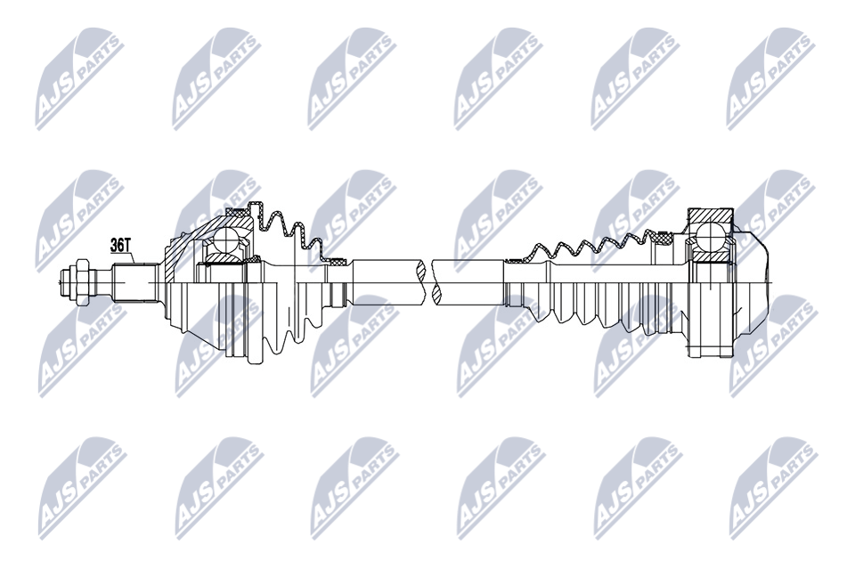 Drive Shaft  Art. NPWVW216