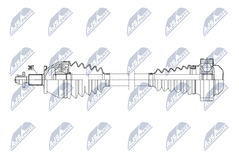 Drive Shaft  Art. NPWVW218