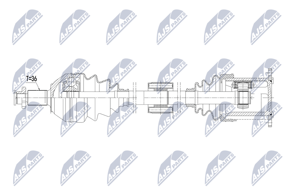 Drive Shaft  Art. NPWVW230