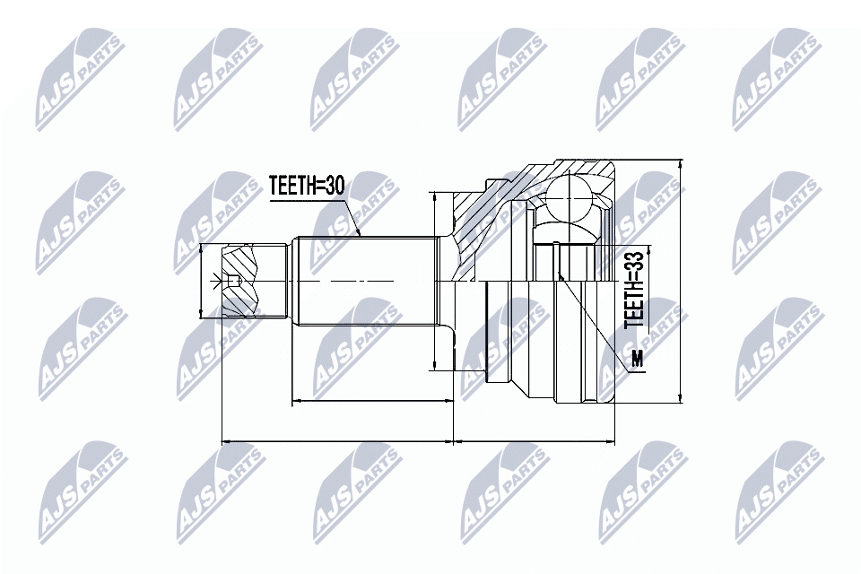 Joint Kit, drive shaft  Art. NPZBM005