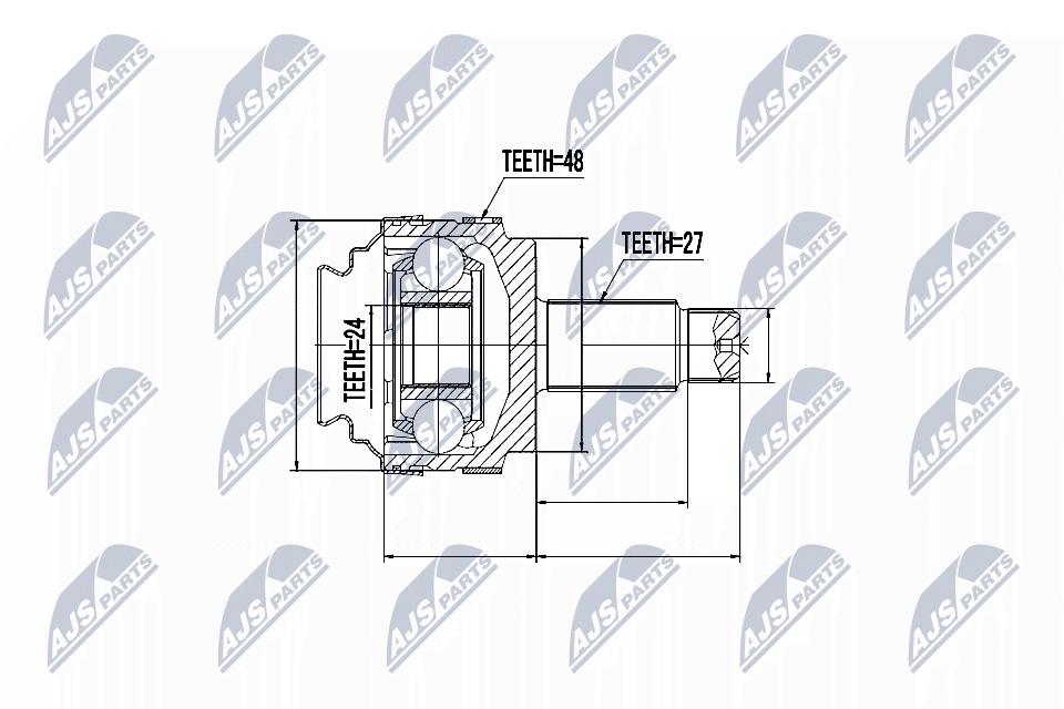 Joint Kit, drive shaft  Art. NPZBM007