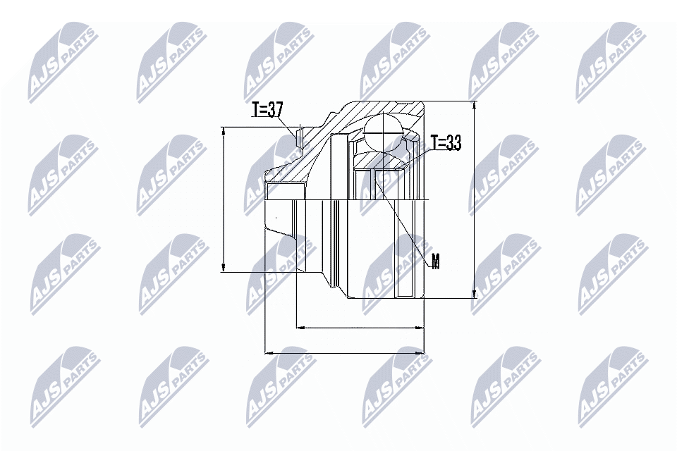 Joint Kit, drive shaft  Art. NPZBM008