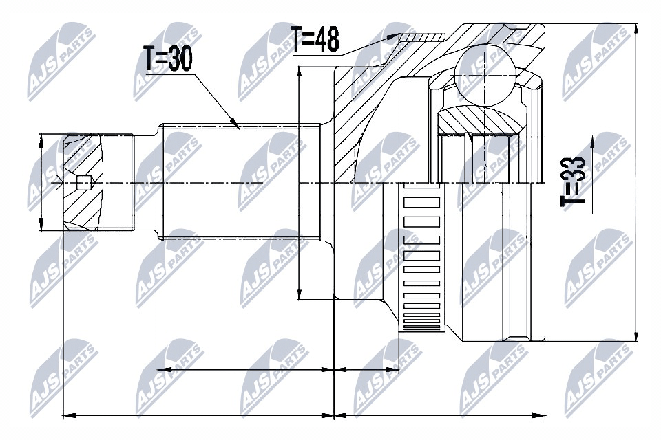 Joint Kit, drive shaft  Art. NPZBM010