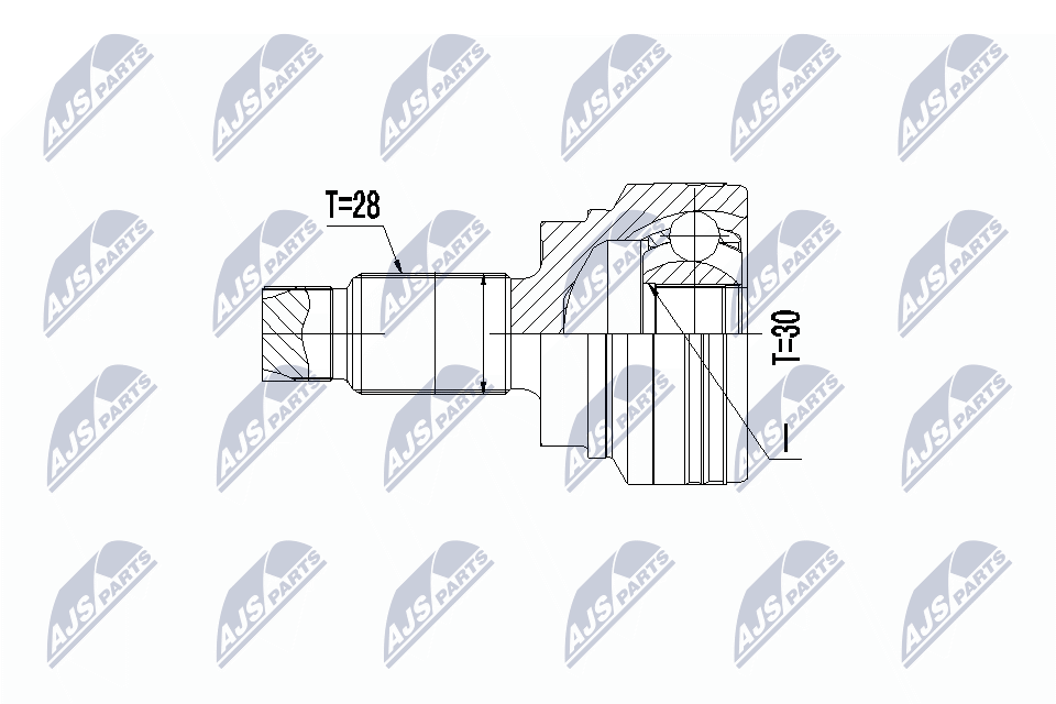 Joint Kit, drive shaft  Art. NPZBM013