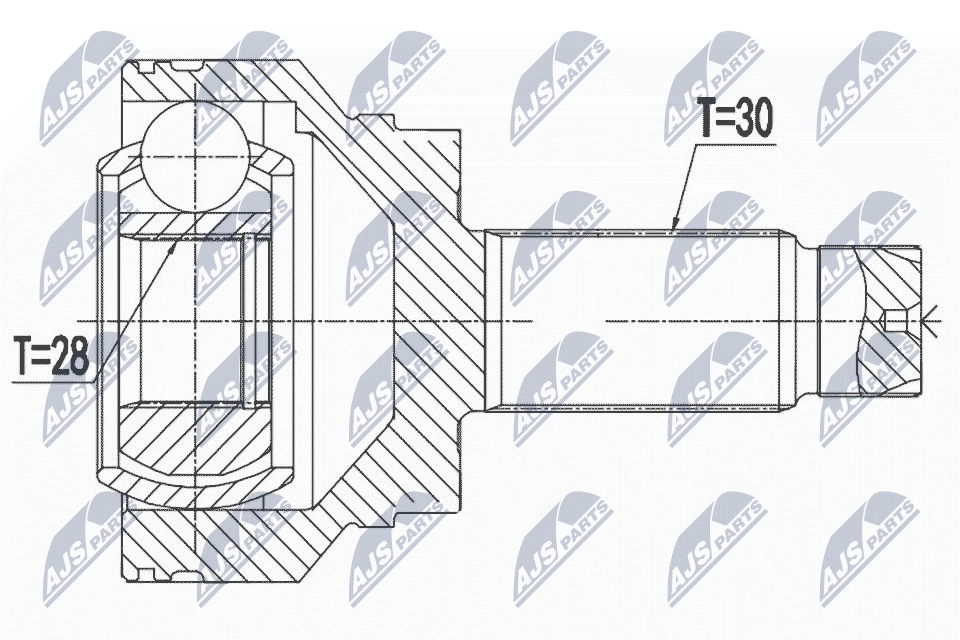 Joint Kit, drive shaft  Art. NPZBM015