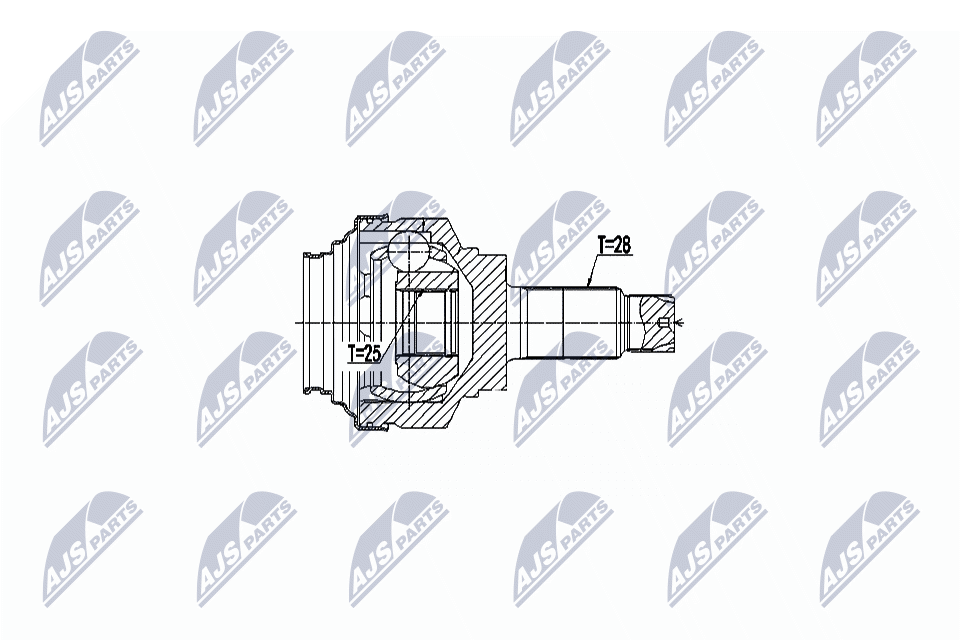 Joint Kit, drive shaft  Art. NPZBM017