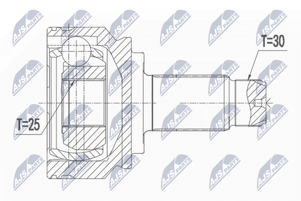 Joint Kit, drive shaft  Art. NPZBM026