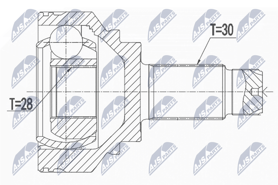 Joint Kit, drive shaft  Art. NPZBM028