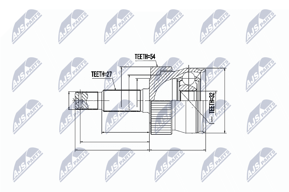 Joint Kit, drive shaft  Art. NPZCH008