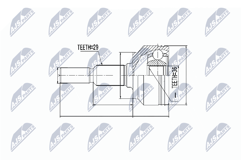 Joint Kit, drive shaft  Art. NPZCH012