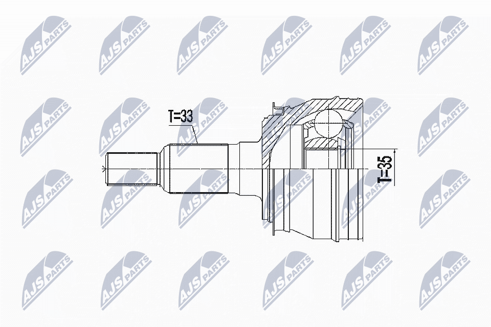 Joint Kit, drive shaft  Art. NPZCH027