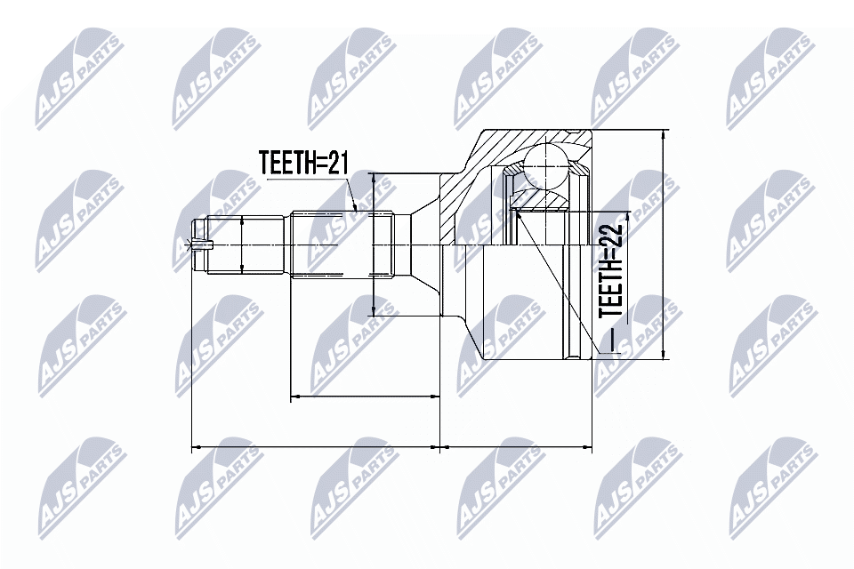 Joint Kit, drive shaft  Art. NPZCT011