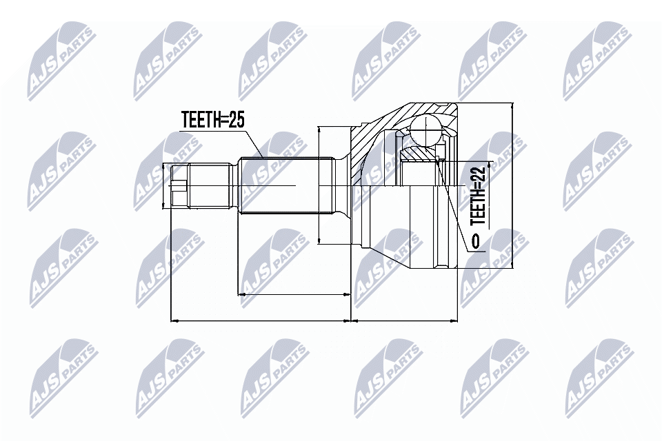 Joint Kit, drive shaft  Art. NPZFR006