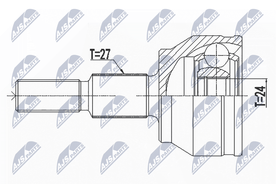 Joint Kit, drive shaft  Art. NPZFR057