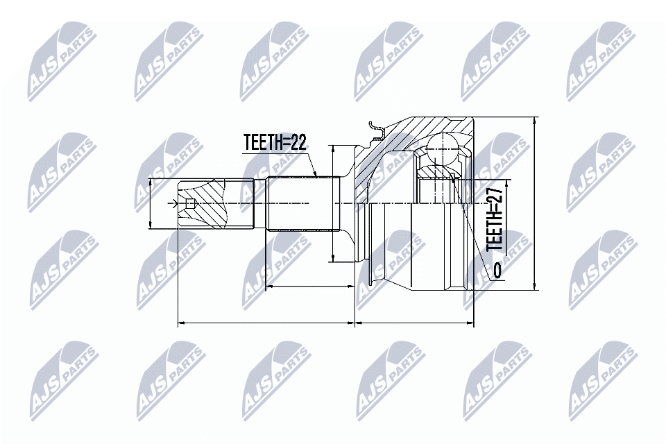 Joint Kit, drive shaft  Art. NPZFT050