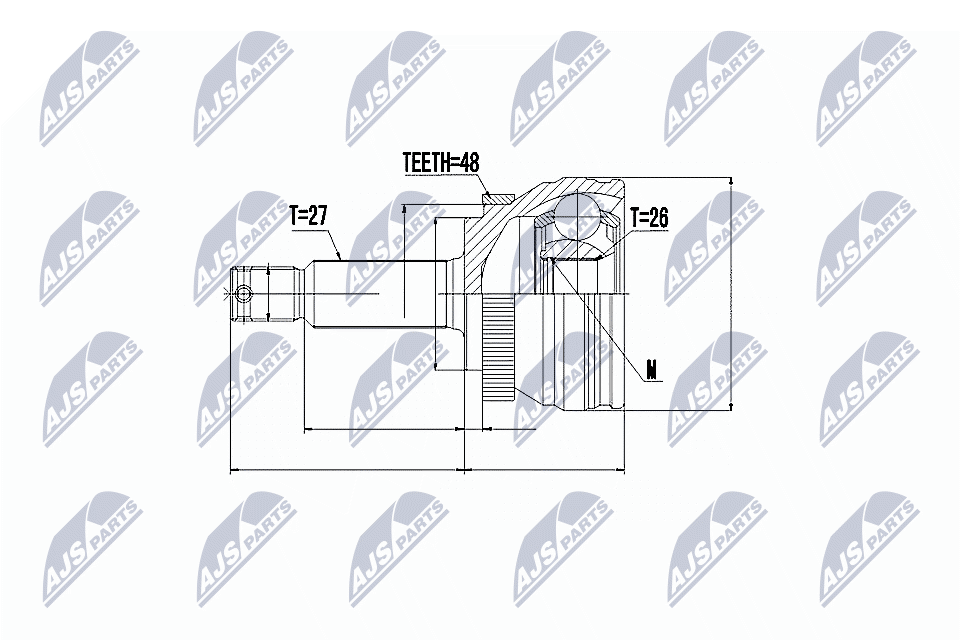 Joint Kit, drive shaft  Art. NPZHY506