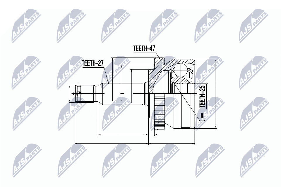 Joint Kit, drive shaft  Art. NPZHY531