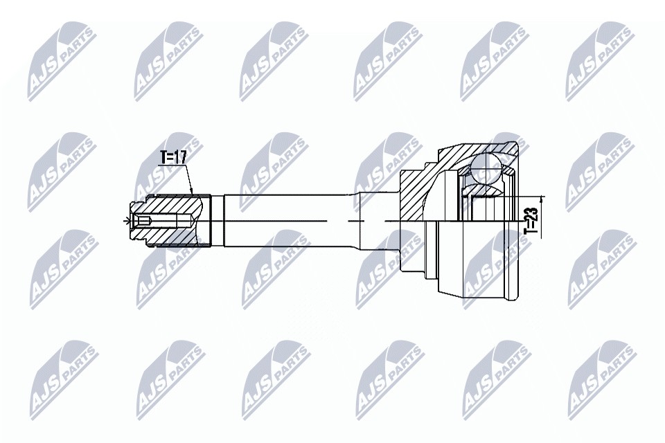 Joint Kit, drive shaft  Art. NPZIS009