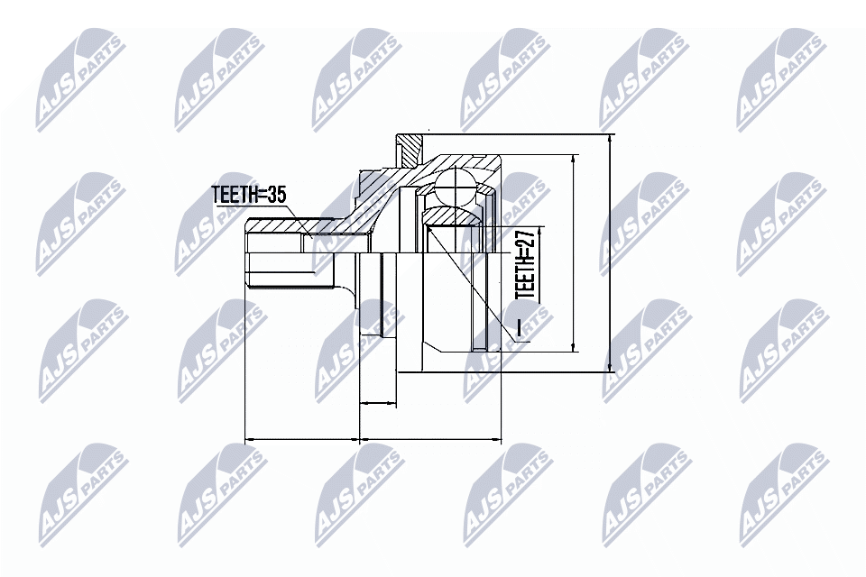 Joint Kit, drive shaft  Art. NPZME004