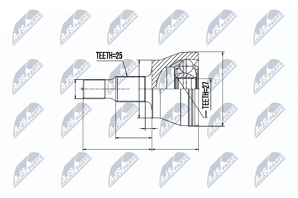 Joint Kit, drive shaft  Art. NPZME008