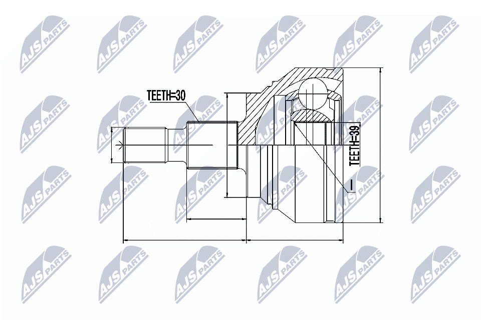 Joint Kit, drive shaft  Art. NPZME012