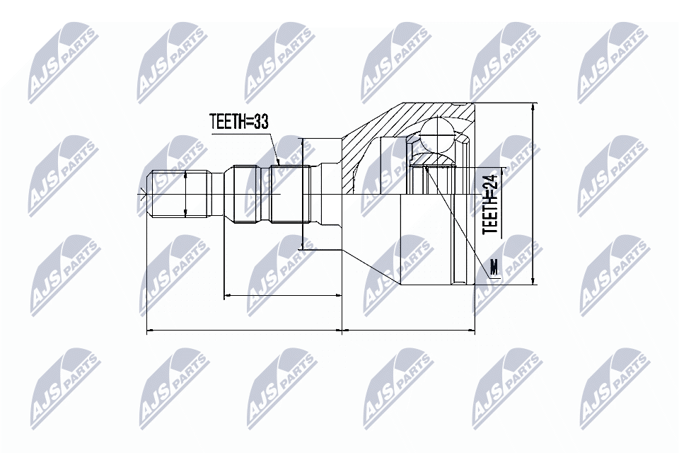 Joint Kit, drive shaft  Art. NPZPL025