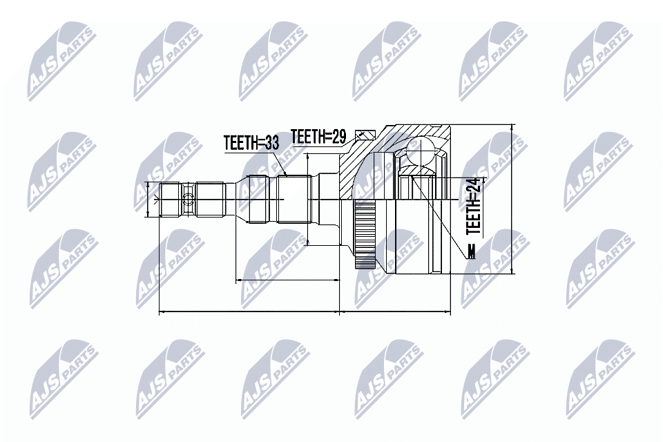 Joint Kit, drive shaft  Art. NPZPL027