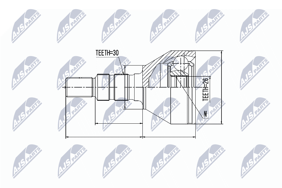 Joint Kit, drive shaft  Art. NPZPL028