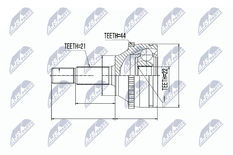 Joint Kit, drive shaft  Art. NPZRE010