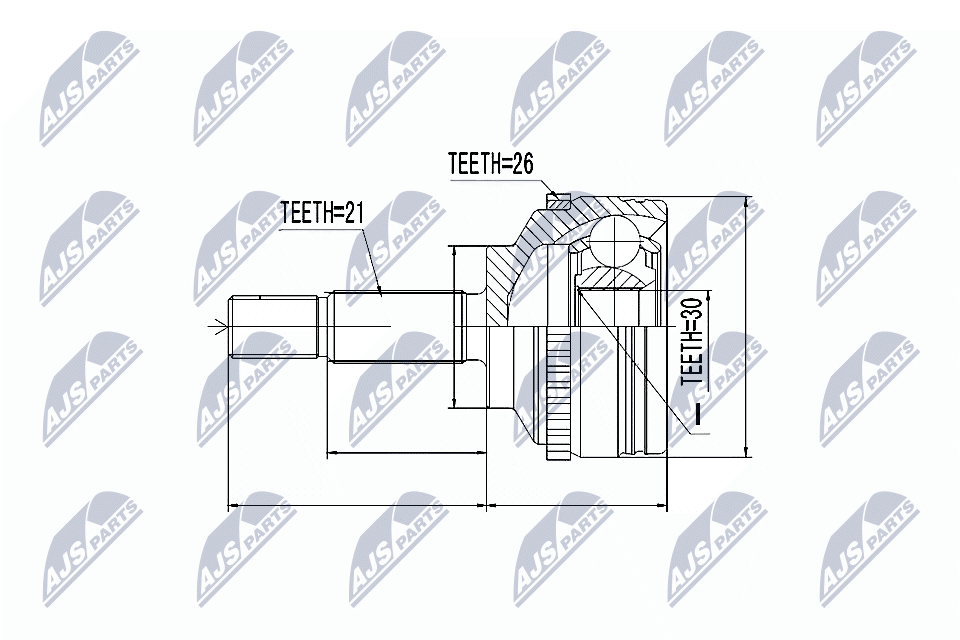 Joint Kit, drive shaft  Art. NPZRE012