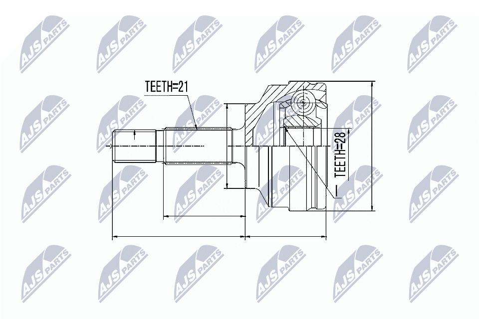 Joint Kit, drive shaft  Art. NPZRE022