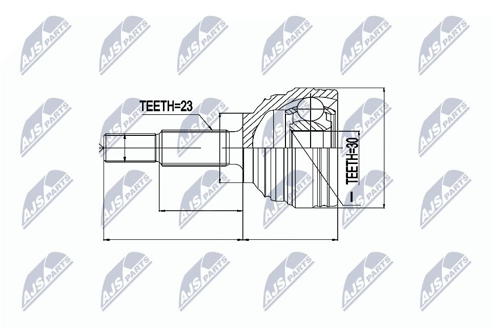 Joint Kit, drive shaft  Art. NPZRE023