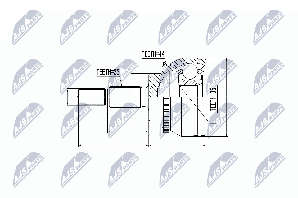 Joint Kit, drive shaft  Art. NPZRE031