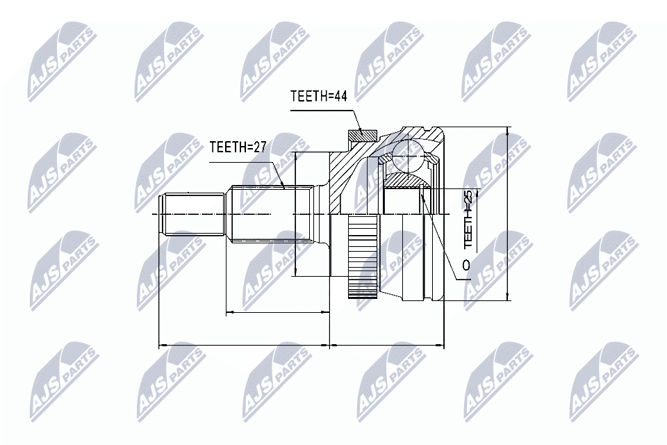 Joint Kit, drive shaft  Art. NPZRE033