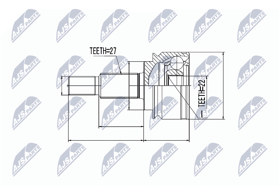 Joint Kit, drive shaft  Art. NPZRE038