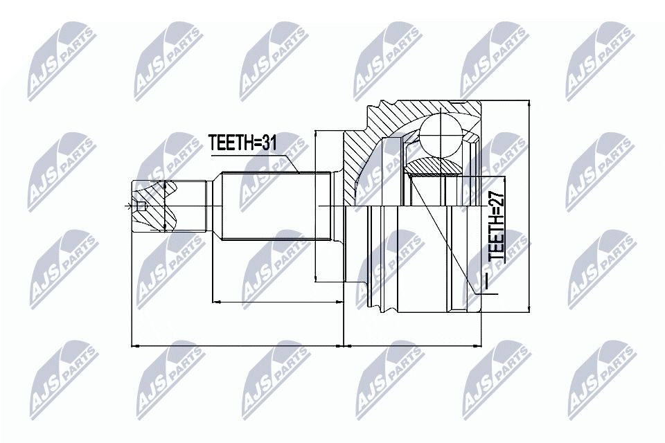 Joint Kit, drive shaft  Art. NPZRE041