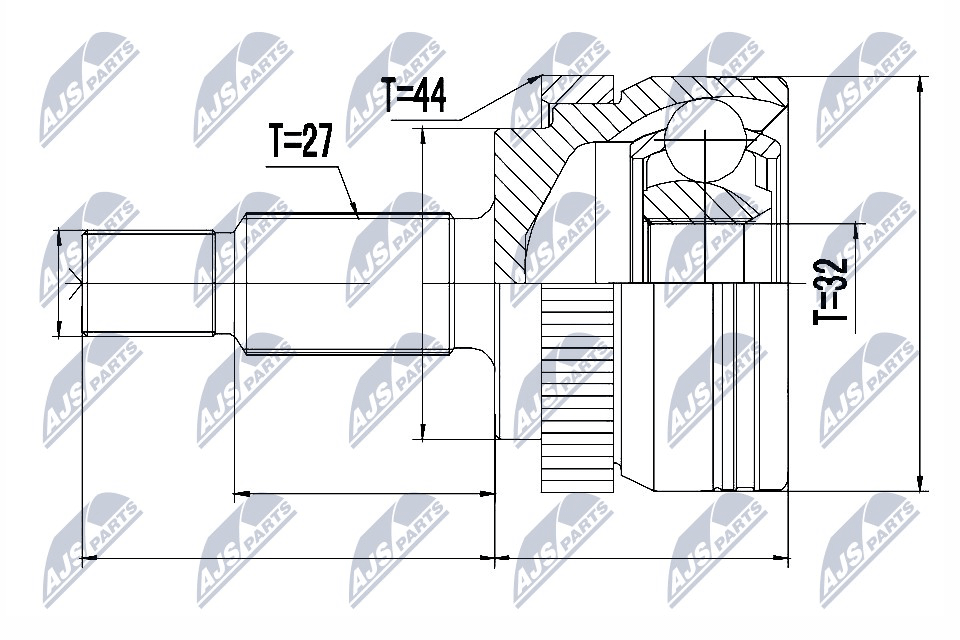 Joint Kit, drive shaft  Art. NPZRE047