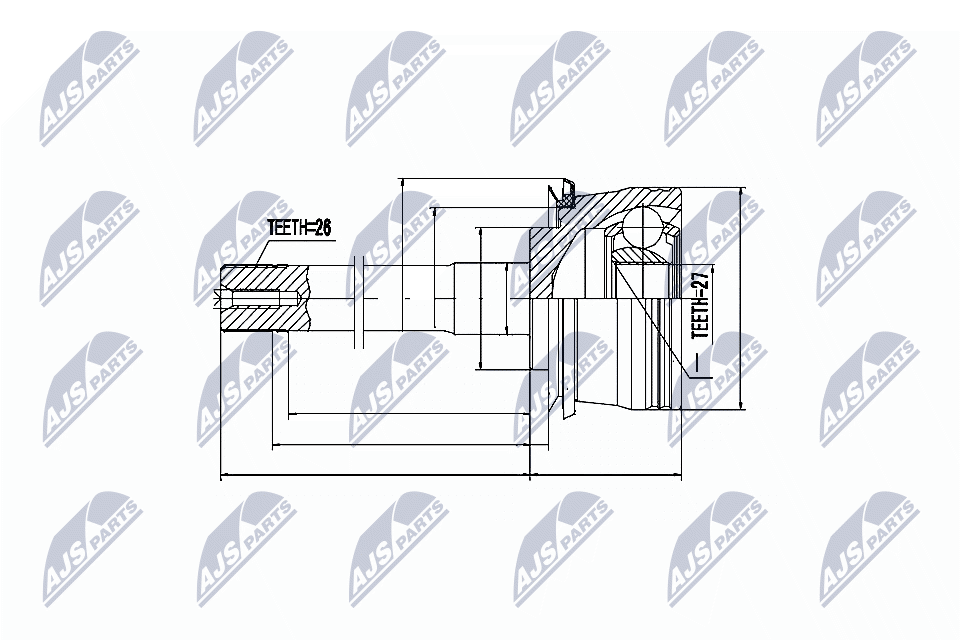 Joint Kit, drive shaft  Art. NPZTY078