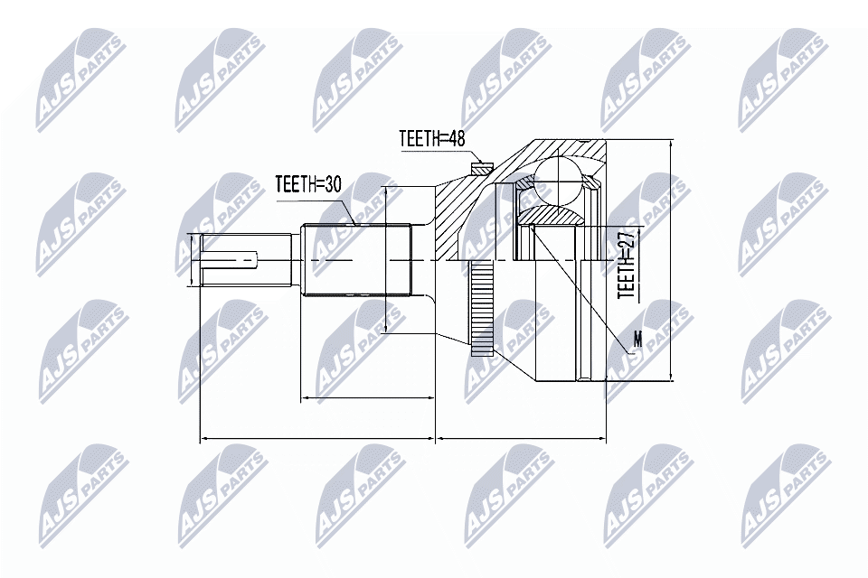 Joint Kit, drive shaft  Art. NPZTY091