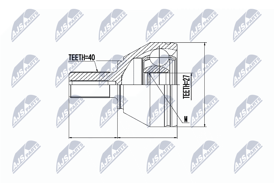 Joint Kit, drive shaft  Art. NPZVV018