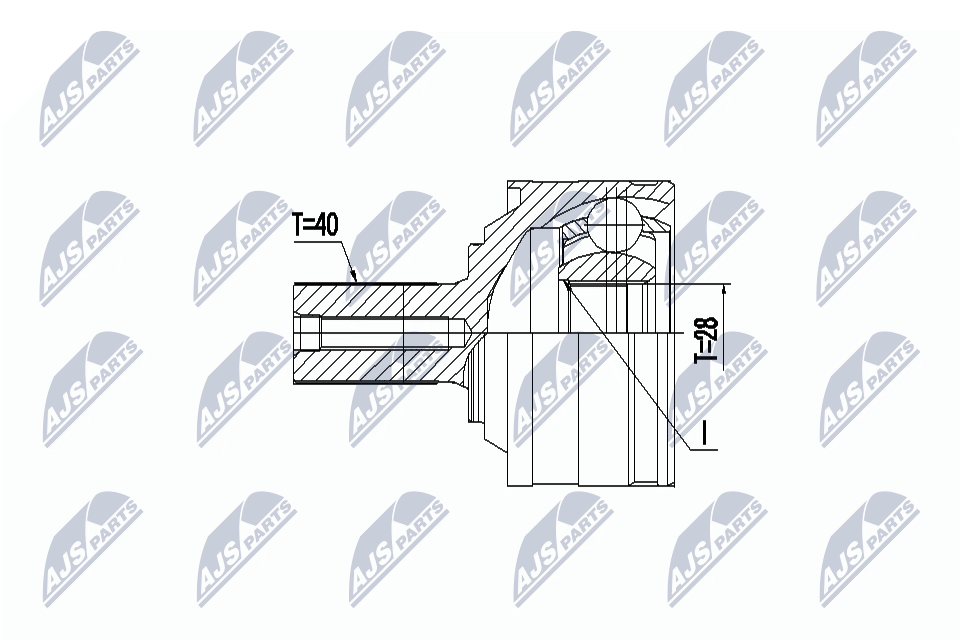 Joint Kit, drive shaft  Art. NPZVV025