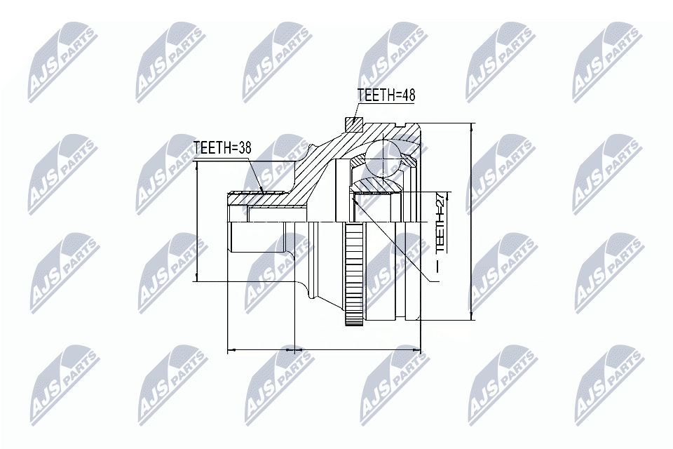 Joint Kit, drive shaft  Art. NPZVW010