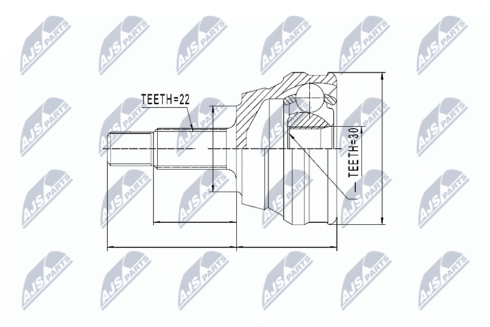 Joint Kit, drive shaft  Art. NPZVW012