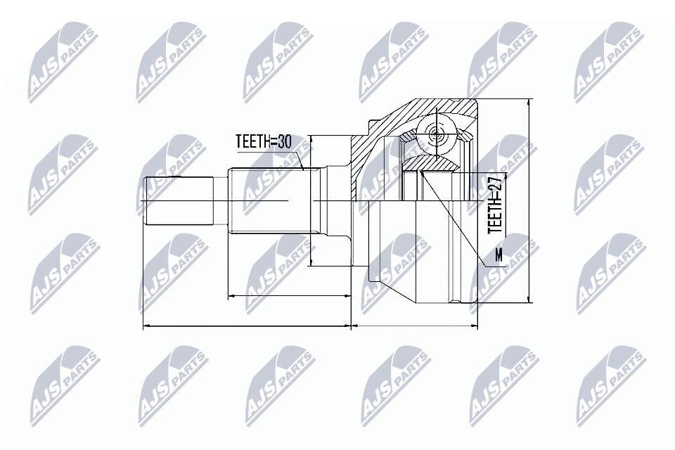 Joint Kit, drive shaft  Art. NPZVW027