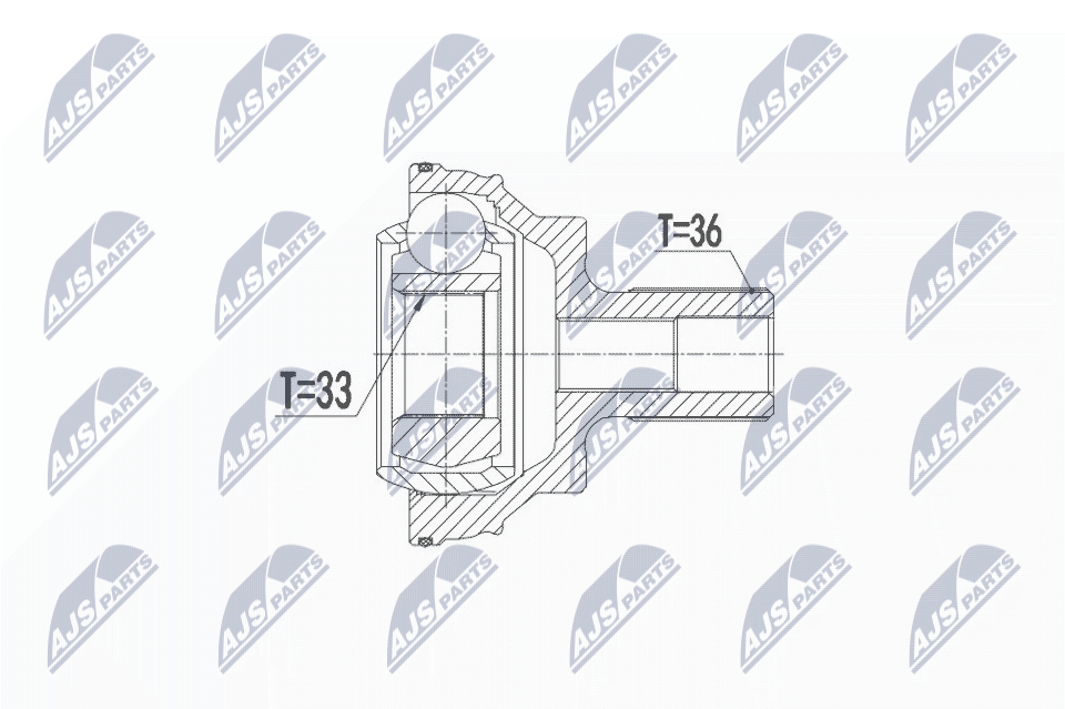 Joint Kit, drive shaft  Art. NPZVW047