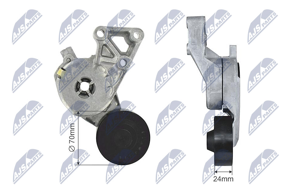 Tensioner Pulley, V-ribbed belt  Art. RNKAU020